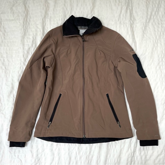 Columbia Titanium Brown Shell Jacket - Picture 1 of 10